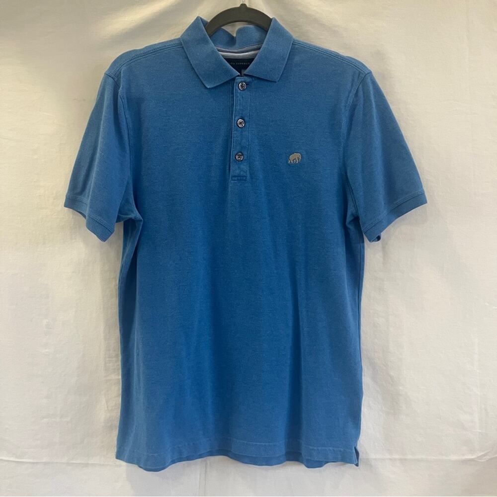Banana Republic Polo Mens Size Small Blue Casual Preppy Basic Everyday Staple